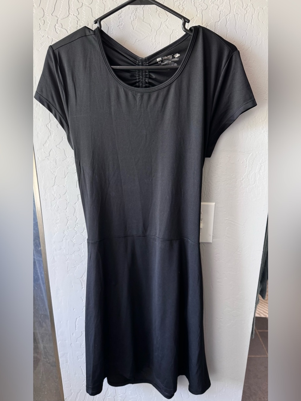 Reel Legends Black Short-Sleeve Mini Dress